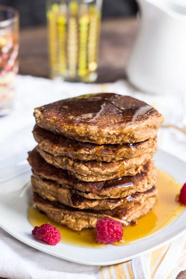 healthy-applesauce-oatmeal-pancakes-gluten-free image