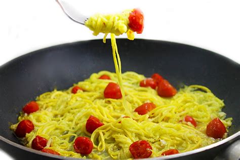 yellow-squash-noodles-with-skinny-garlic-butter image