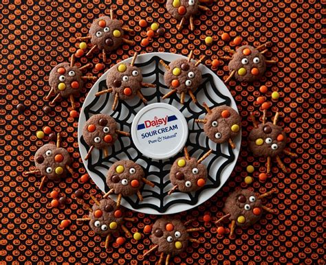 chocolate-spider-cookies-recipe-with-sour-cream image