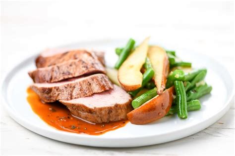 pork-tenderloin-with-roasted-pears-recipe-home-chef image