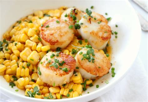 seared-scallops-with-roasted-corn-and-chive-butter image
