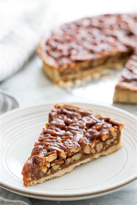 caramel-nut-tart-recipe-simply image