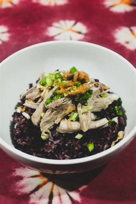 taiwanese-turkey-rice-with-forbidden-rice-a-recipe-by image