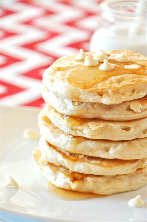 white-chocolate-macadamia-nut-pancakes-minimalist image