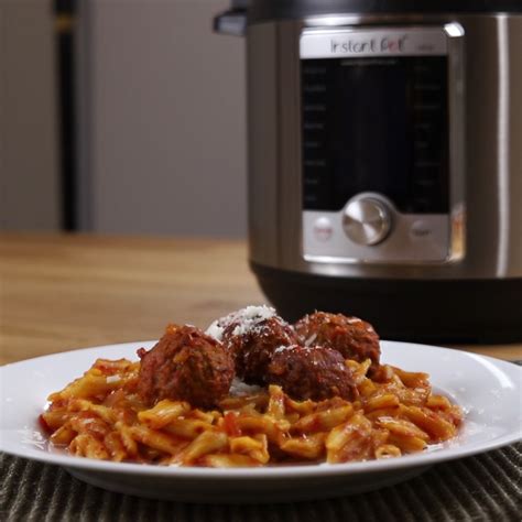 pasta-and-meatballs-instant-pot image