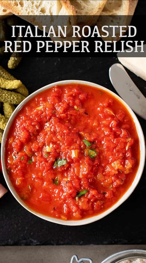 italian-roasted-red-pepper-relish-culinary-ginger image