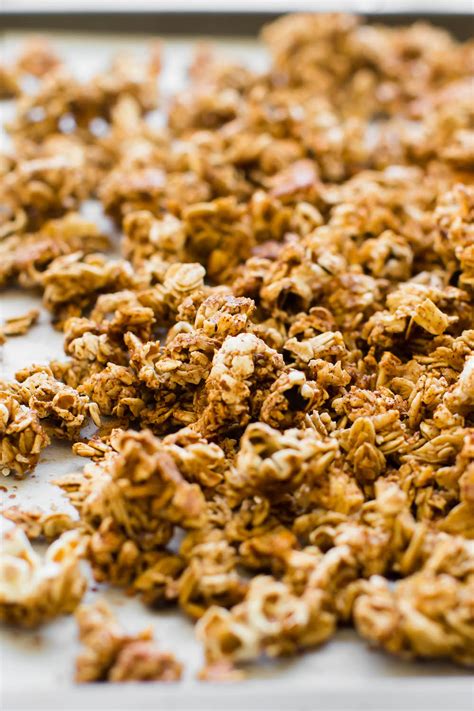 5-ingredient-popcorn-granola-vegan-gluten-free-oil image