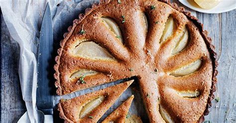 pear-thyme-and-hazelnut-tart-recipe-gourmet-traveller image