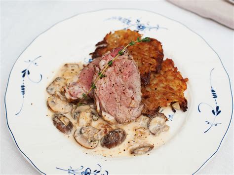 veal-tenderloin-with-mushroom-sauce image