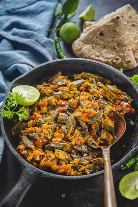 bhindi-masala-recipe-indian-okra-stir-fry-video image