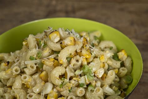 grilled-corn-pesto-macaroni-salad-recipe-food image