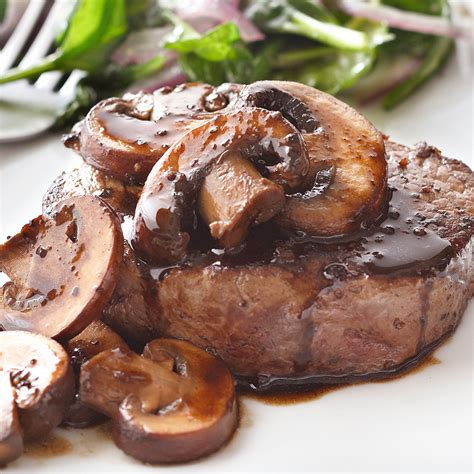 beef-tenderloin-steaks-with-brandied-mushrooms image
