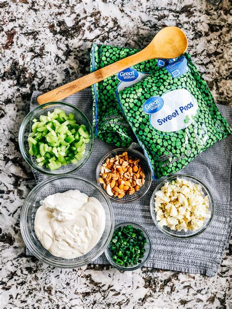 crunchy-pea-salad-with-cashews-the-recipe-life image