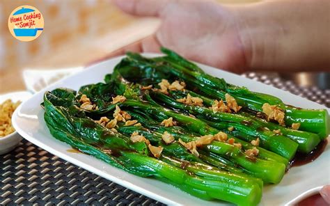 choy-sum-recipe-with-crispy-garlic-bits-and-oyster-sauce image