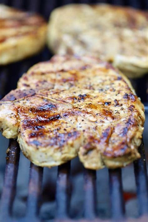 easy-grilled-bone-in-pork-chops-and-quick-marinade image