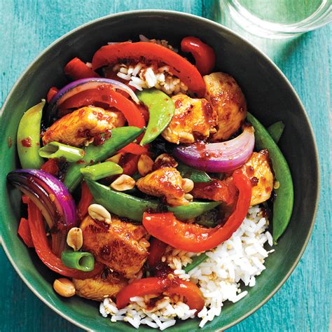 sweet-spicy-chicken-and-vegetable-stir-fry image