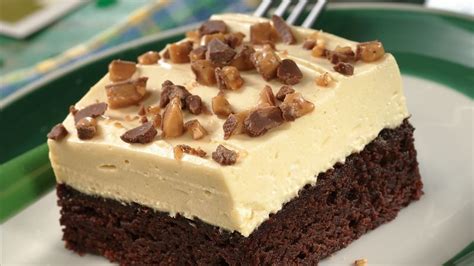 irish-cream-topped-brownie-dessert image