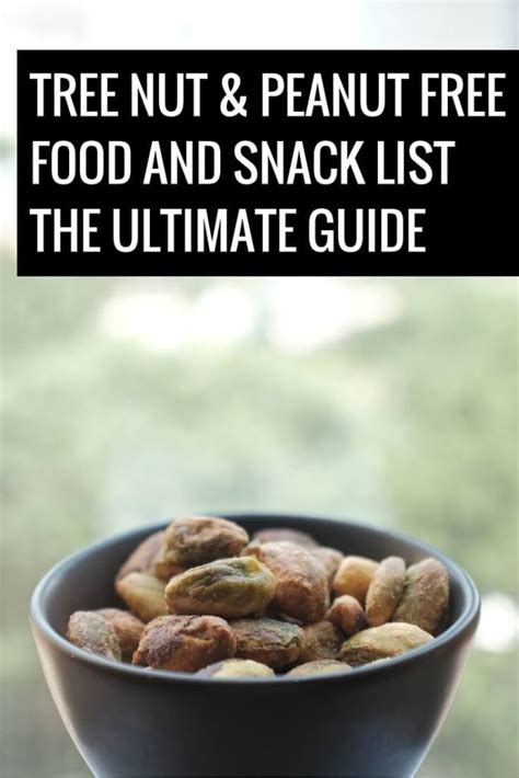 peanut-free-food-list-cereal-snacks-candy-and-more image