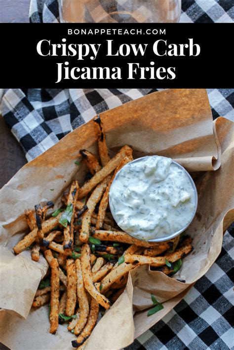 crispy-low-carb-jicama-fries-bonappeteach image