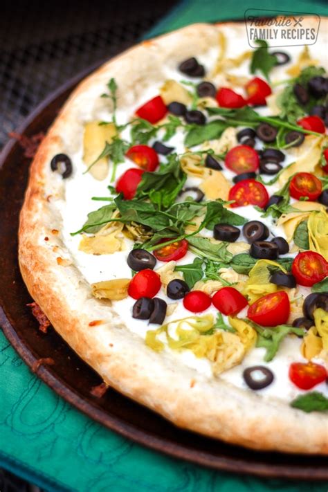 antipasto-vegetarian-pizza-favorite-family image