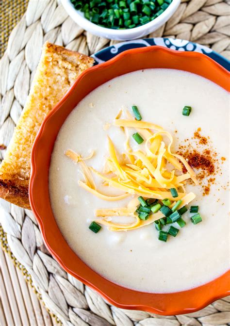 easy-cheddar-cauliflower-soup-the-food-charlatan image