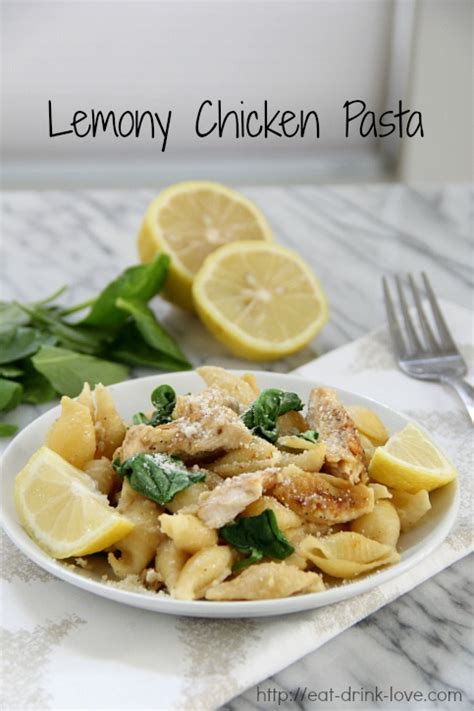 lemony-chicken-pasta-eat-drink-love image