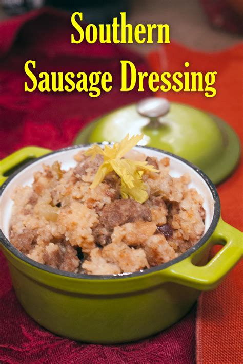 southern-sausage-dressing-cornbread-dressing-with image
