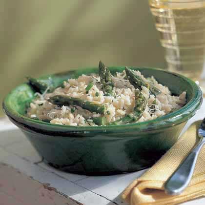 creamy-rice-with-asparagus-recipe-myrecipes image