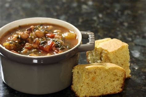 black-eyed-peas-and-greens-soup-recipe-the-spruce image