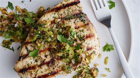 grilled-swordfish-with-herbs-and-charred-lemon-salsa image