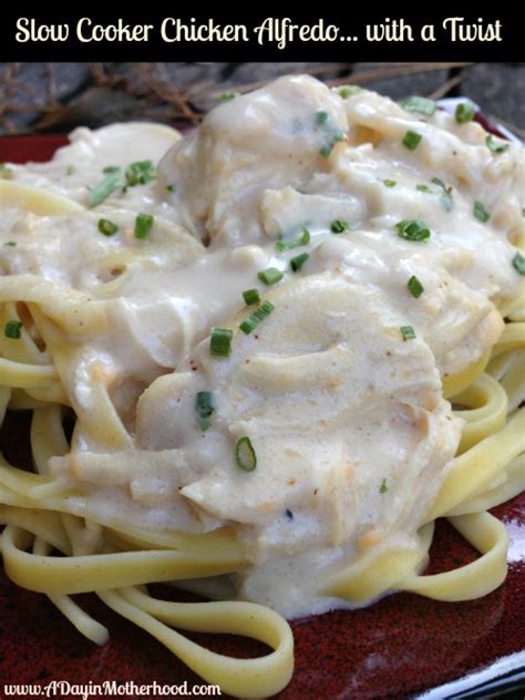 slow-cooker-chicken-alfredo-with-a-twist image