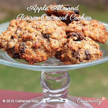 apple-almond-raisin-oatmeal-cookies-cuisinicity image
