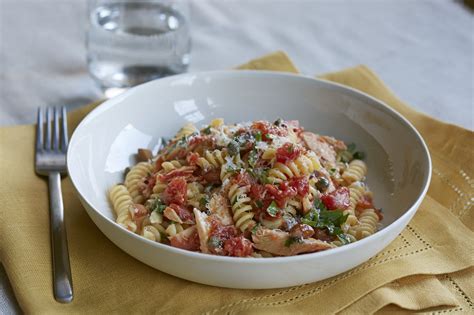 fusilli-with-tuna-capers-and-almonds-giadzy image