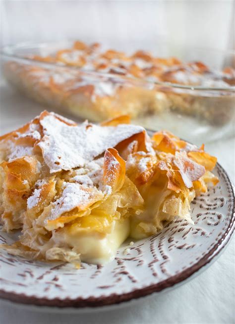 bougatsa-crispy-filo-pastry-filled-with-warm-custard image
