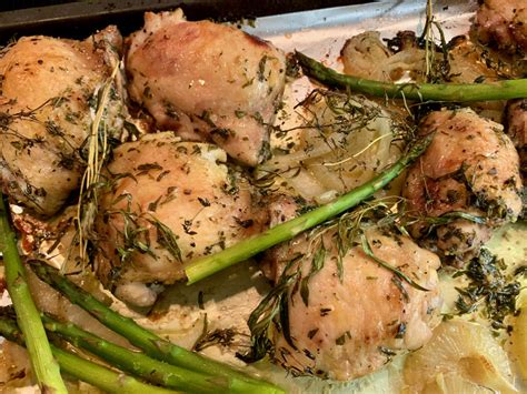 sheet-pan-tarragon-chicken-with-onions-the-millstone image