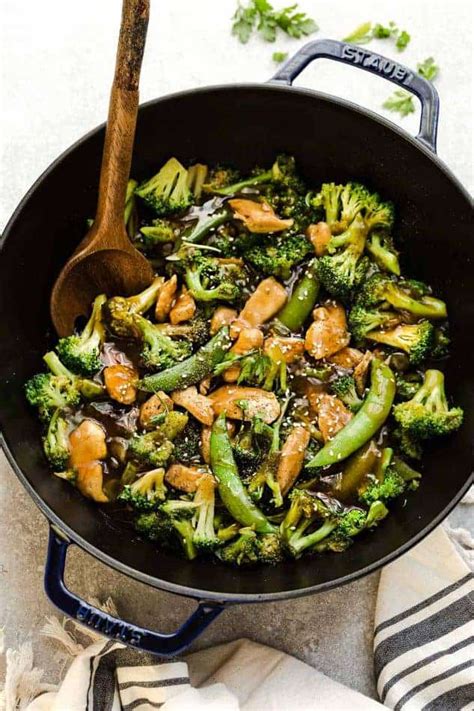 chicken-stir-fry-with-broccoli-and-snap-peas-best-stir image