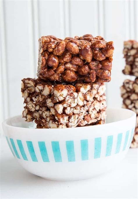 chewy-chocolate-puffed-wheat-squares-the-kitchen image