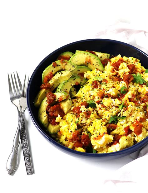 spicy-avocado-scrambled-eggs-paleo-spirited-and-then image