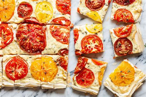 tomato-ricotta-tart-recipe-simply image