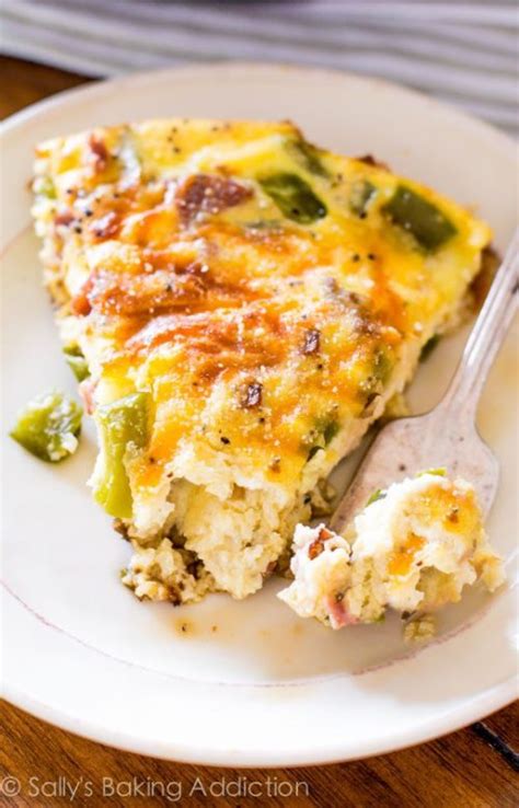140-calorie-cheesy-sausage-quiche-sallys-baking image