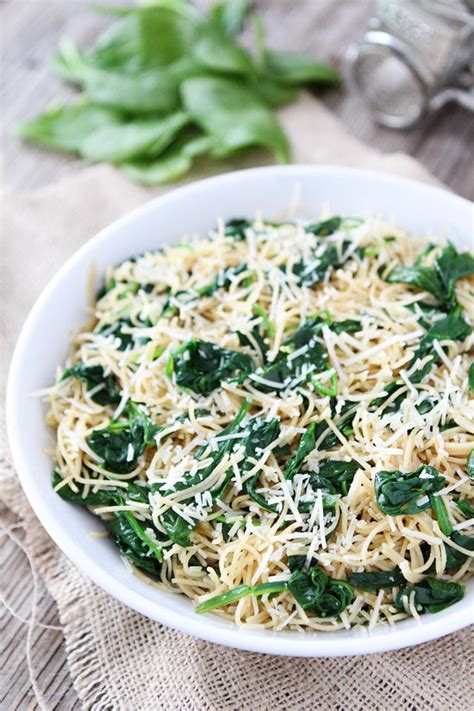 spinach-parmesan-pasta-recipe-5-ingredients-two image