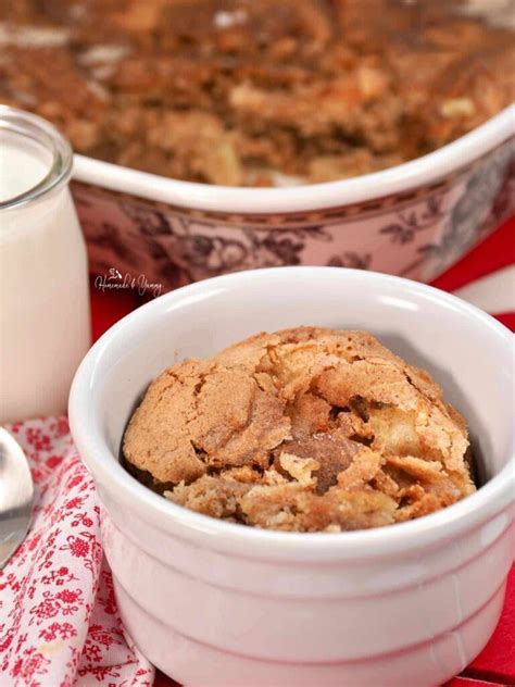 baked-apple-pudding-recipe-homemade-yummy image