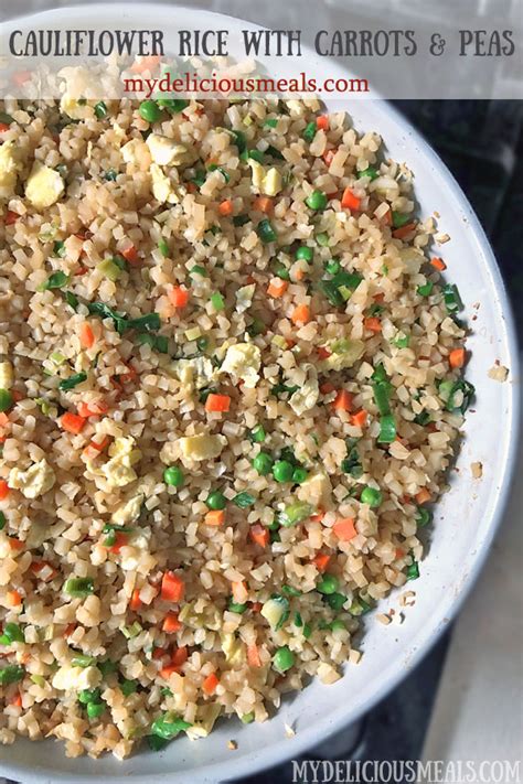 cauliflower-rice-with-carrots-and-peas image