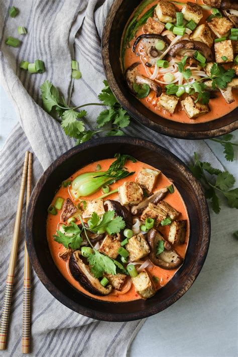 thai-coconut-curry-with-crispy-tofu-and-rice-noodles image