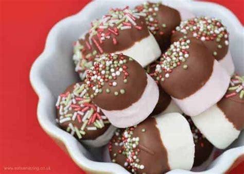 chocolate-dipped-marshmallows-recipe-eats-amazing image