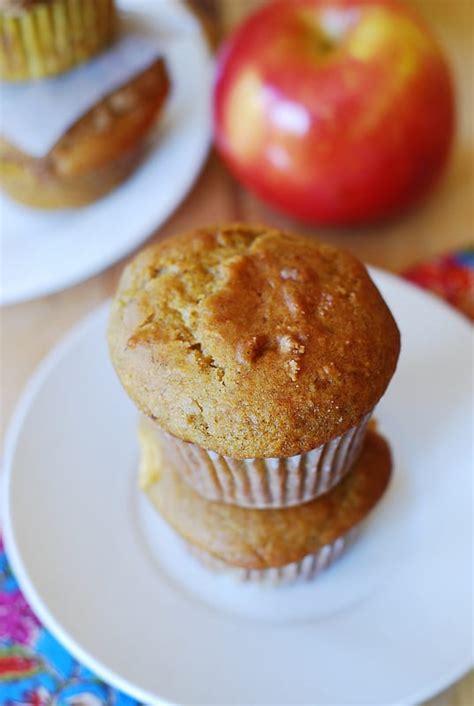 pumpkin-banana-muffins-with-apples-and-cinnamon image
