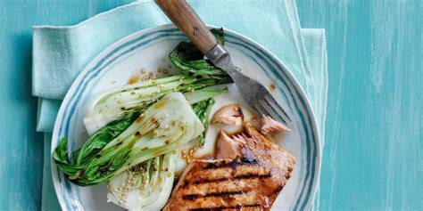 soy-glazed-salmon-and-bok-choy-womans-day image