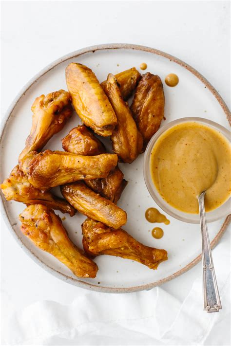 honey-mustard-chicken-wings-downshiftology image