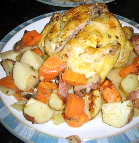 herb-and-garlic-roasted-cornish-game-hen-tasty-kitchen image