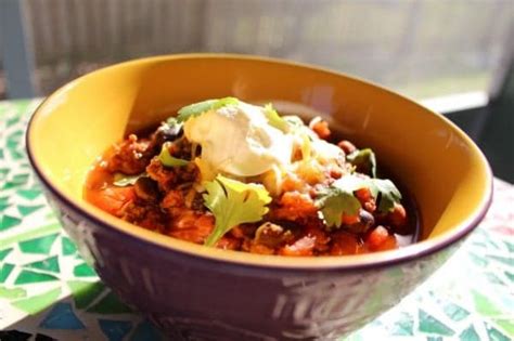 hearty-chili-with-beef-beans-and-roasted-red-peppers image